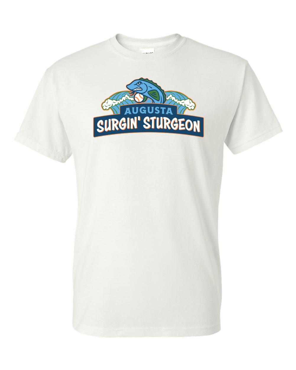 Surgin Sturgeon Unisex Short Sleeve T-Shirt (Click to see all available colors)